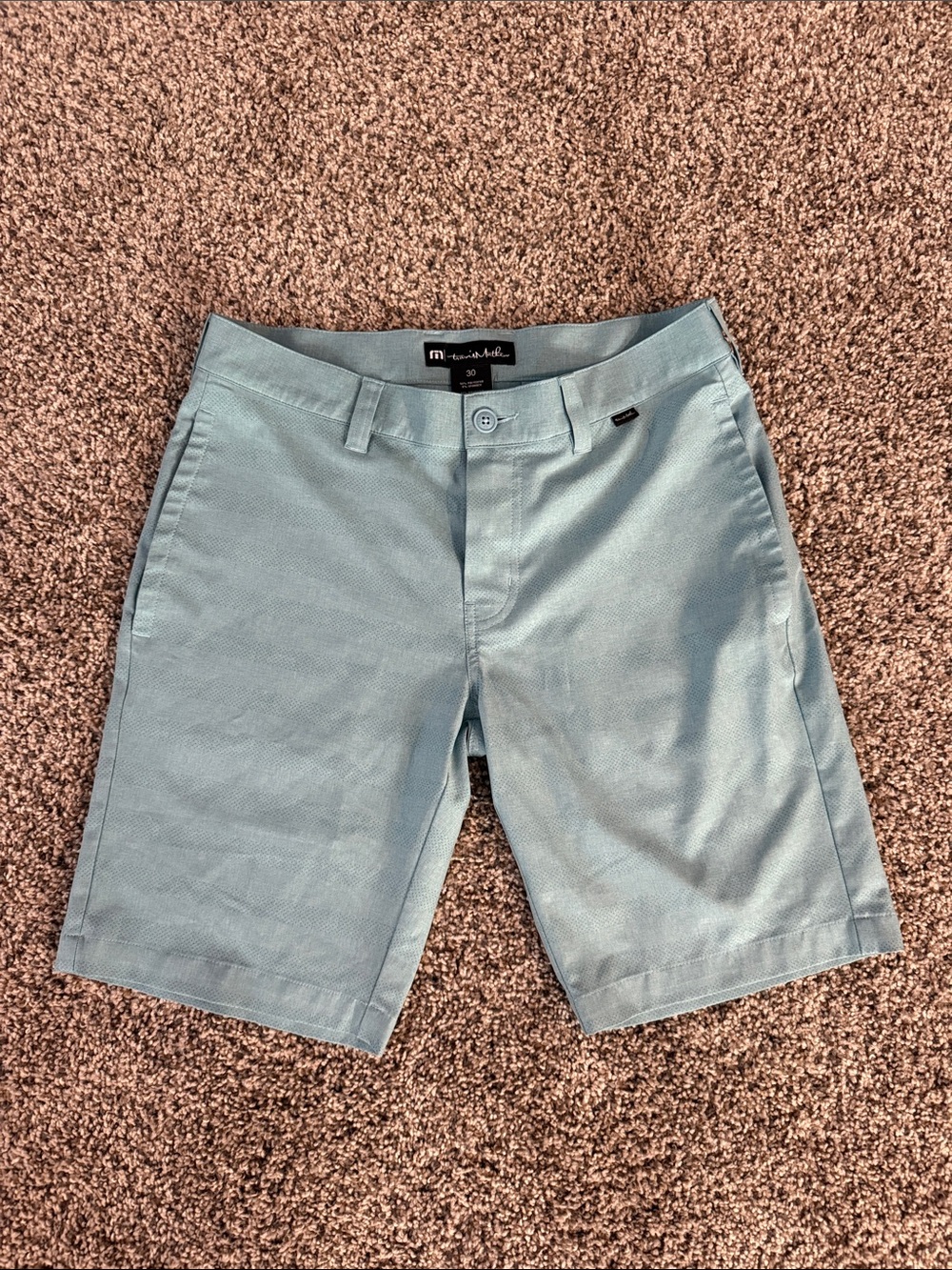 Travis Matthew Light Blue Men's Casual Shorts